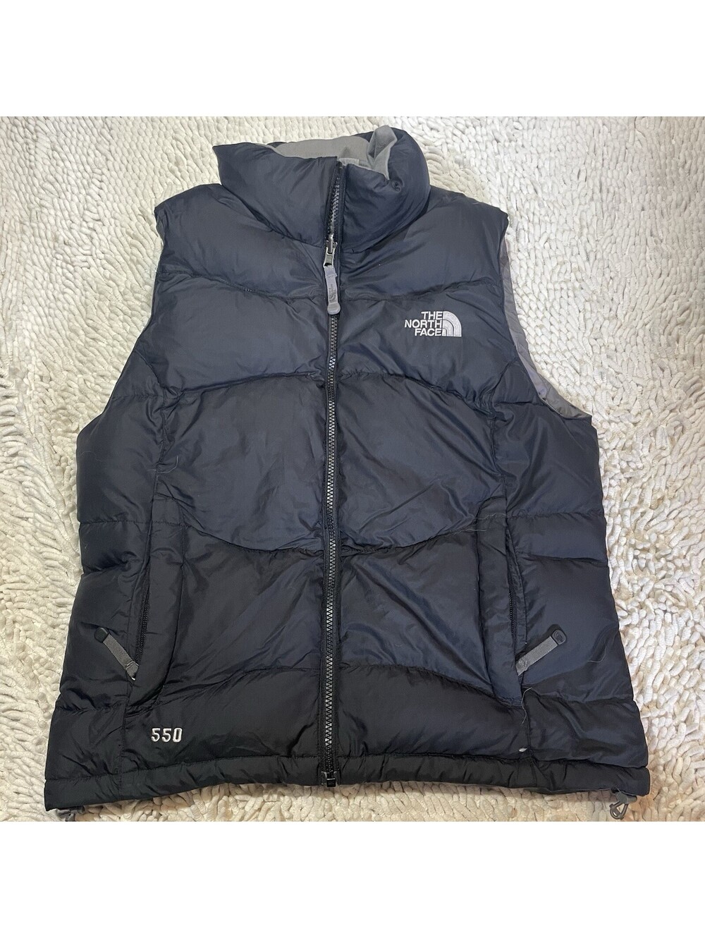 The North Face Aconcagua 550 Down Vest Women’s Medium Black Zip Puffer